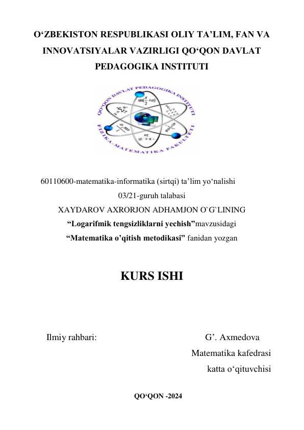 Kurs ishi