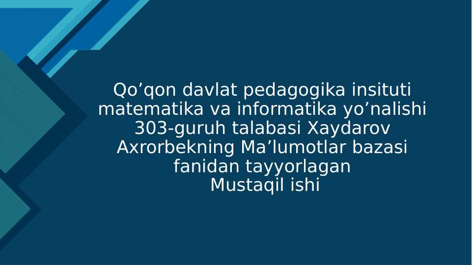 Taqdimot