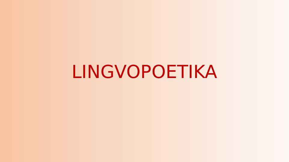 LINGVOPOETIKA