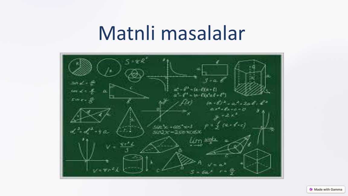 Matnli masalalar