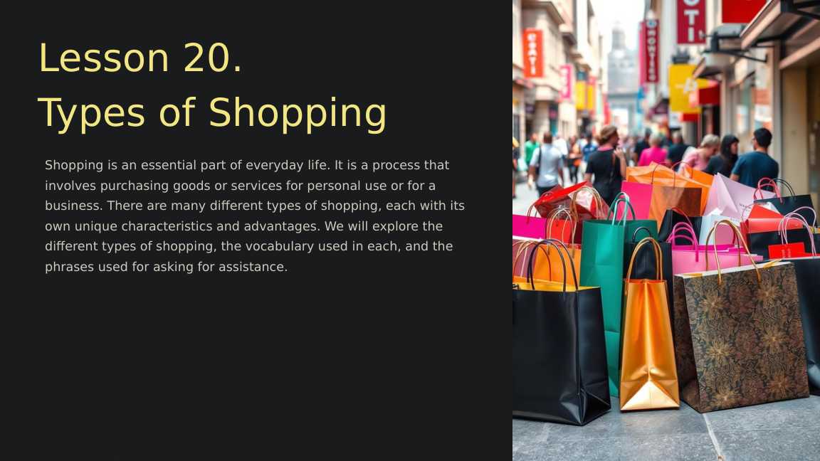 Types of shopping pptx