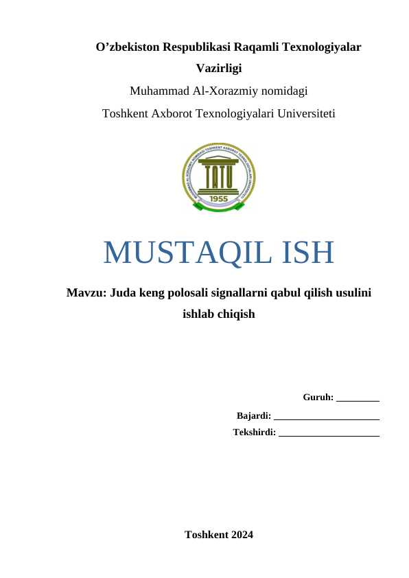 Juda keng polosali signallarni qabul qilish usulini ishlab chiqish.docx