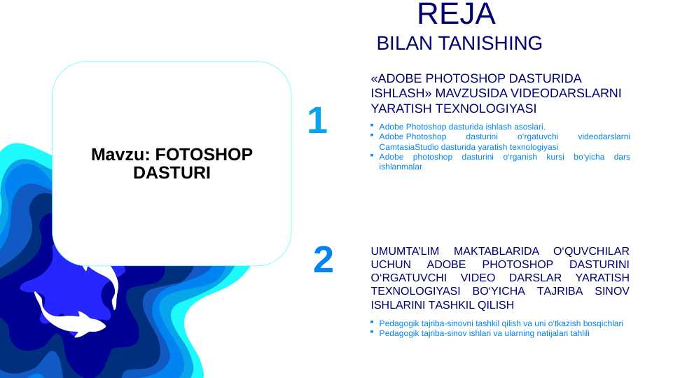 FOTOSHOP DASTURI