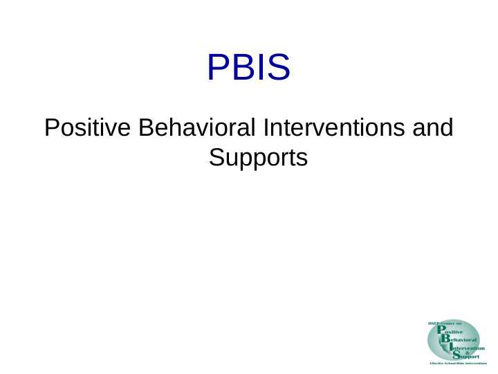 PBISPBIS