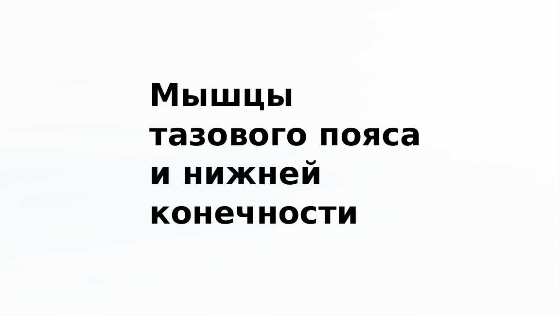 Мышцы тазового пояса и нижней конечности. Мышцы и фасции бедра, голени, стопы. Синовиальные сухожилия мынии стопы.Возрастные особенности.