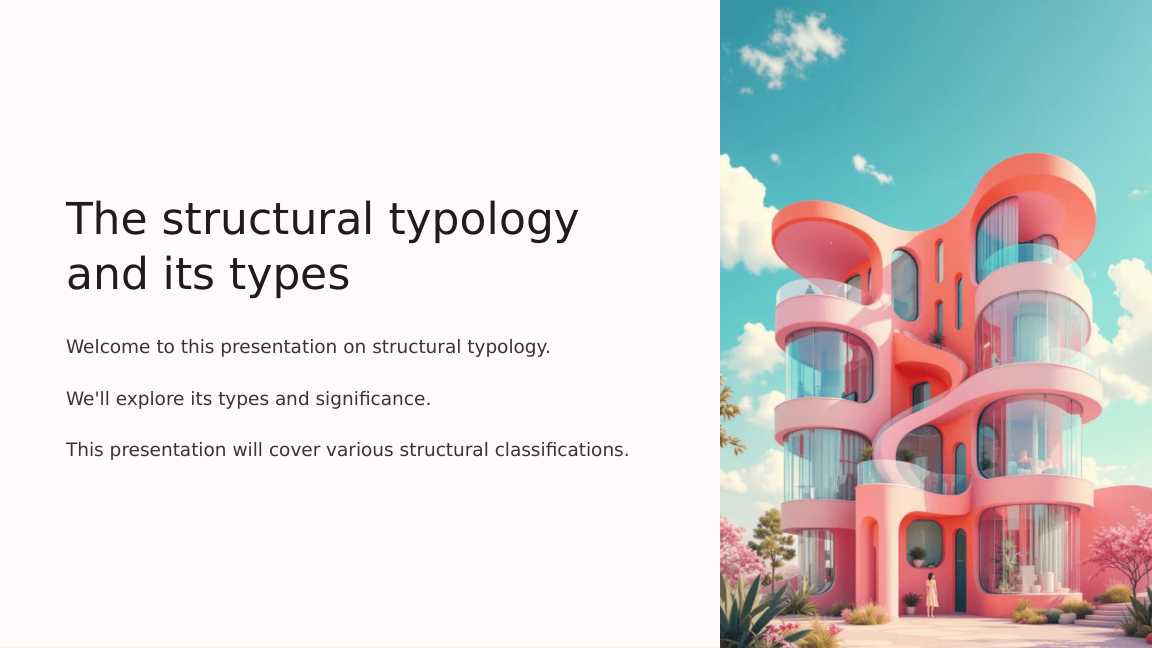 The structural typology and its types
