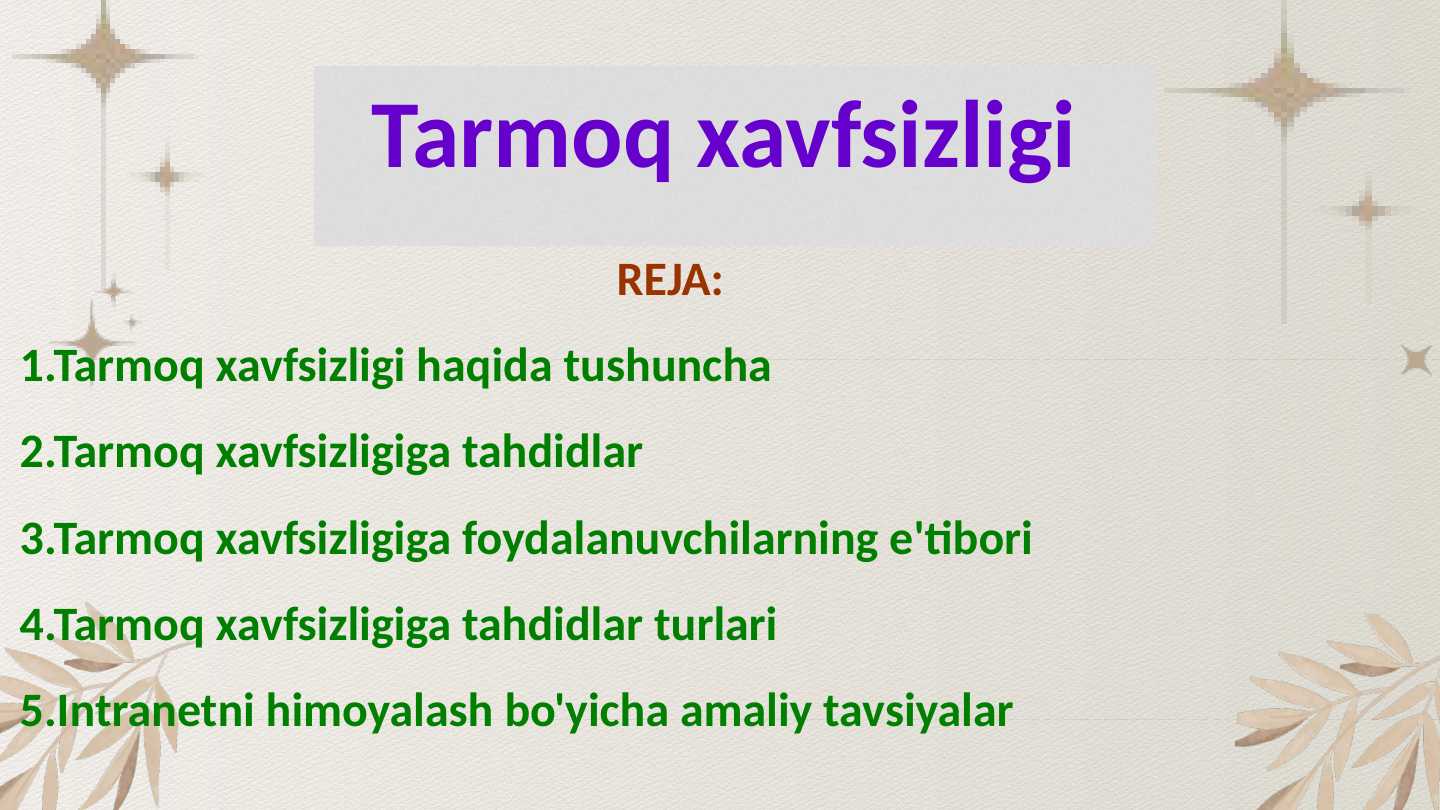 Tarmoq xavfsizligi