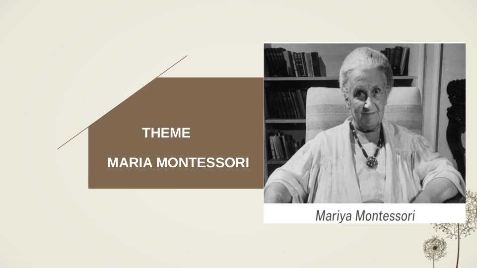MARIA MONTESSORI ingliz tili