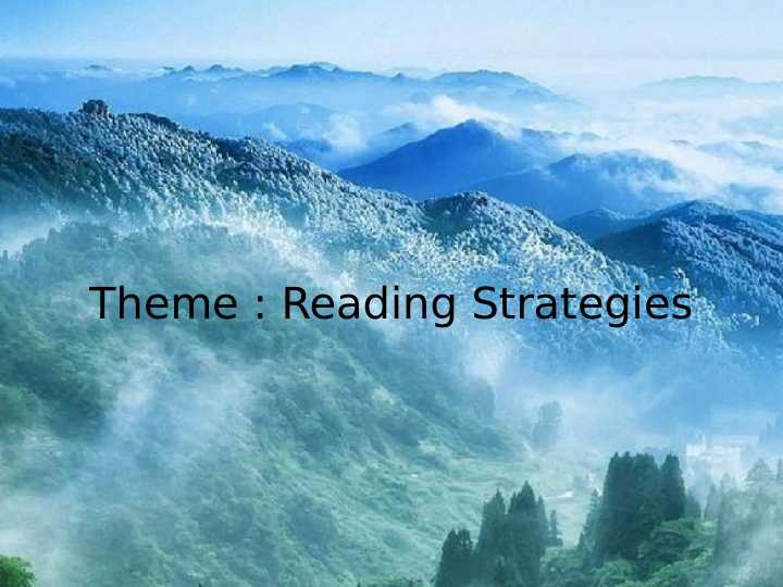 IELTS imtihonida oʻqish qismi uchun namuna ( READING STRATEGIES)