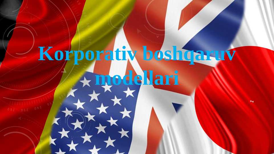 Korporativ boshqaruv modellari