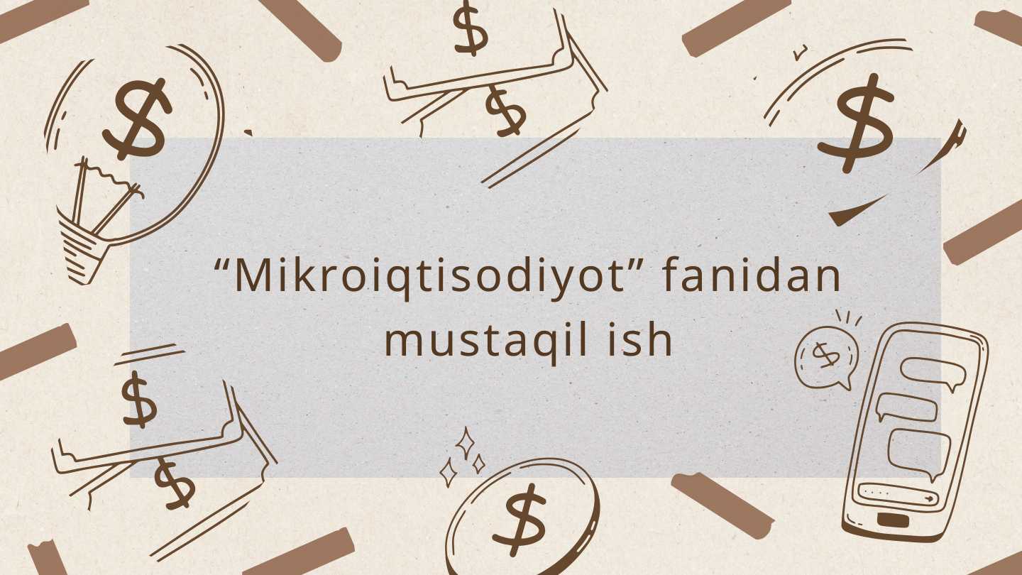 Sotuvchi daromadini talab elastikligiga ko’ra tahlil qilish