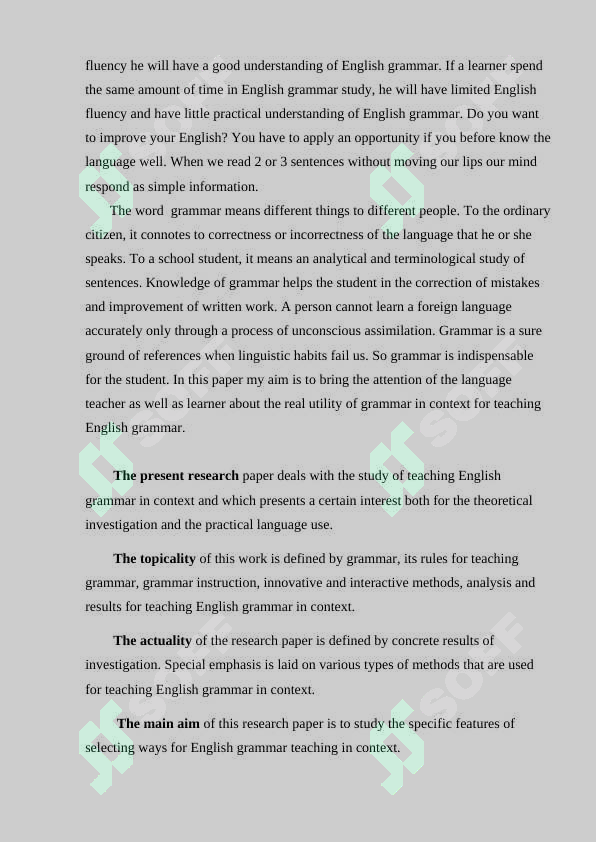 TEACHING ENGLISH GRAMMAR IN CONTEXT