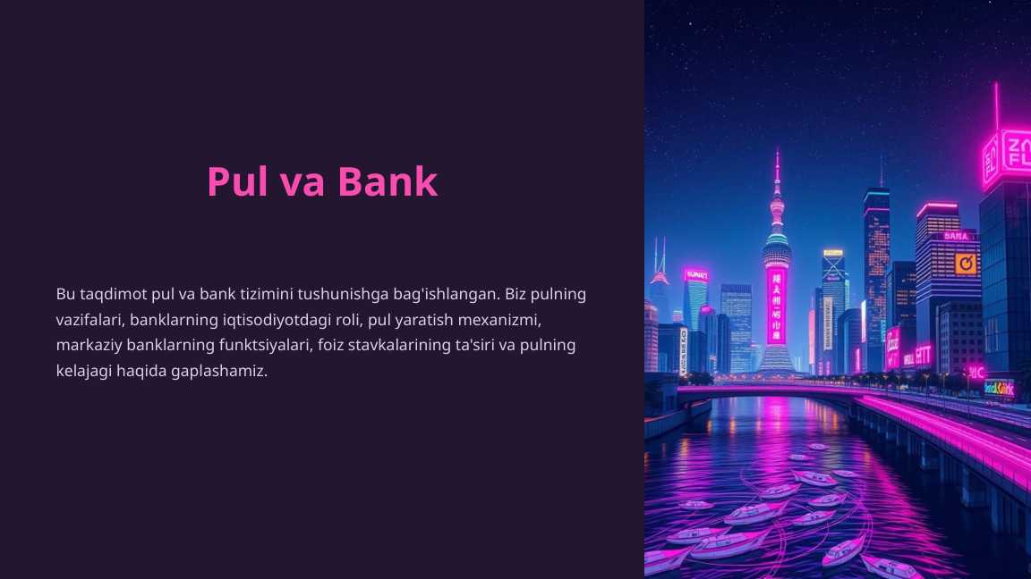 Banklarning iqtisodiyotdagi roli