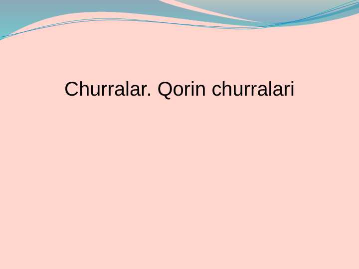 Churralar. Qorin churralari
