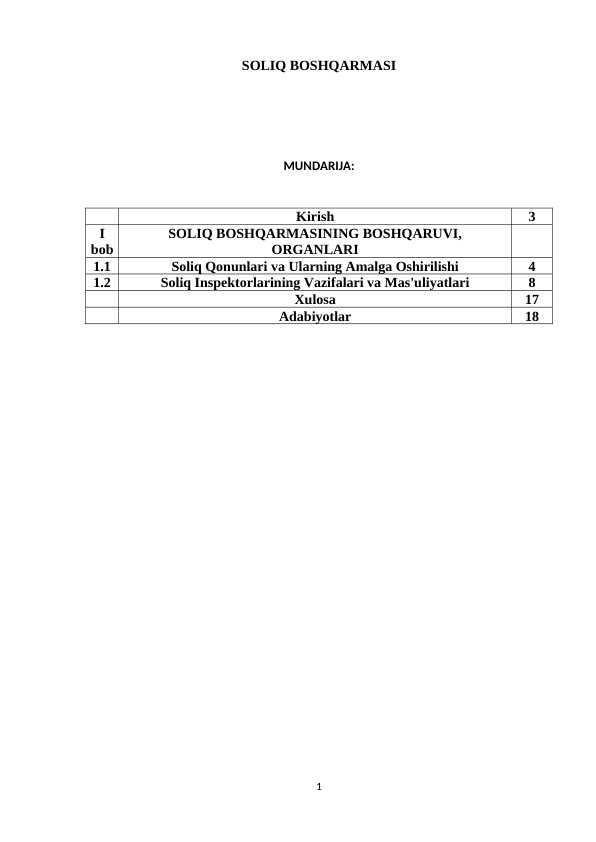 soliq boshqarmasi