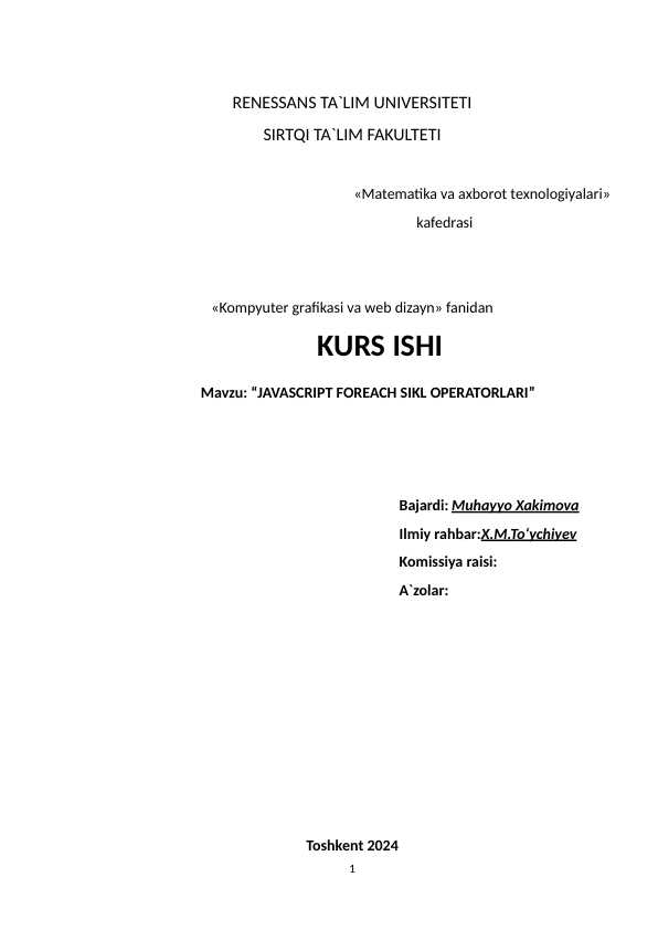 JavaScript foreach sikl operatorlari