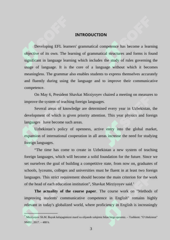 Methods of improving students' communicative competence in English