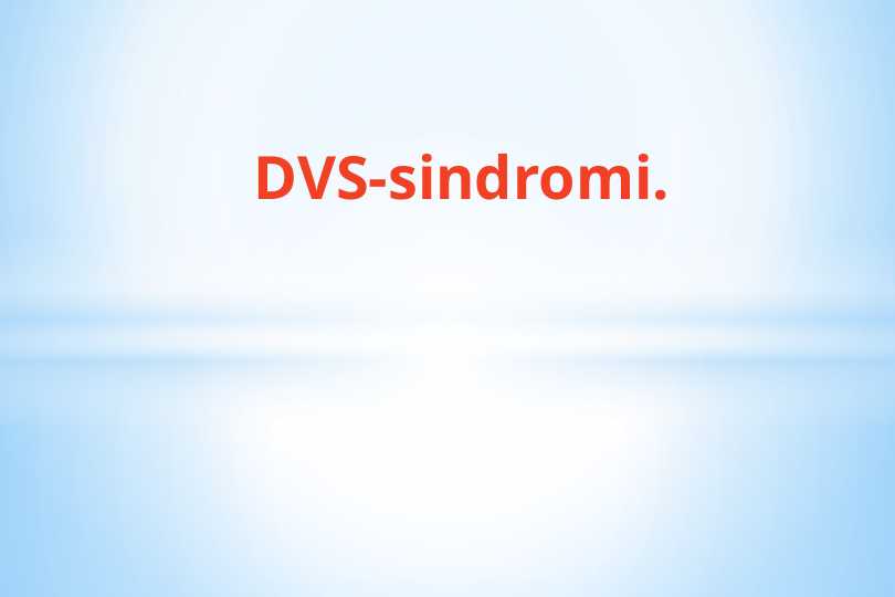 DVS-sindromi