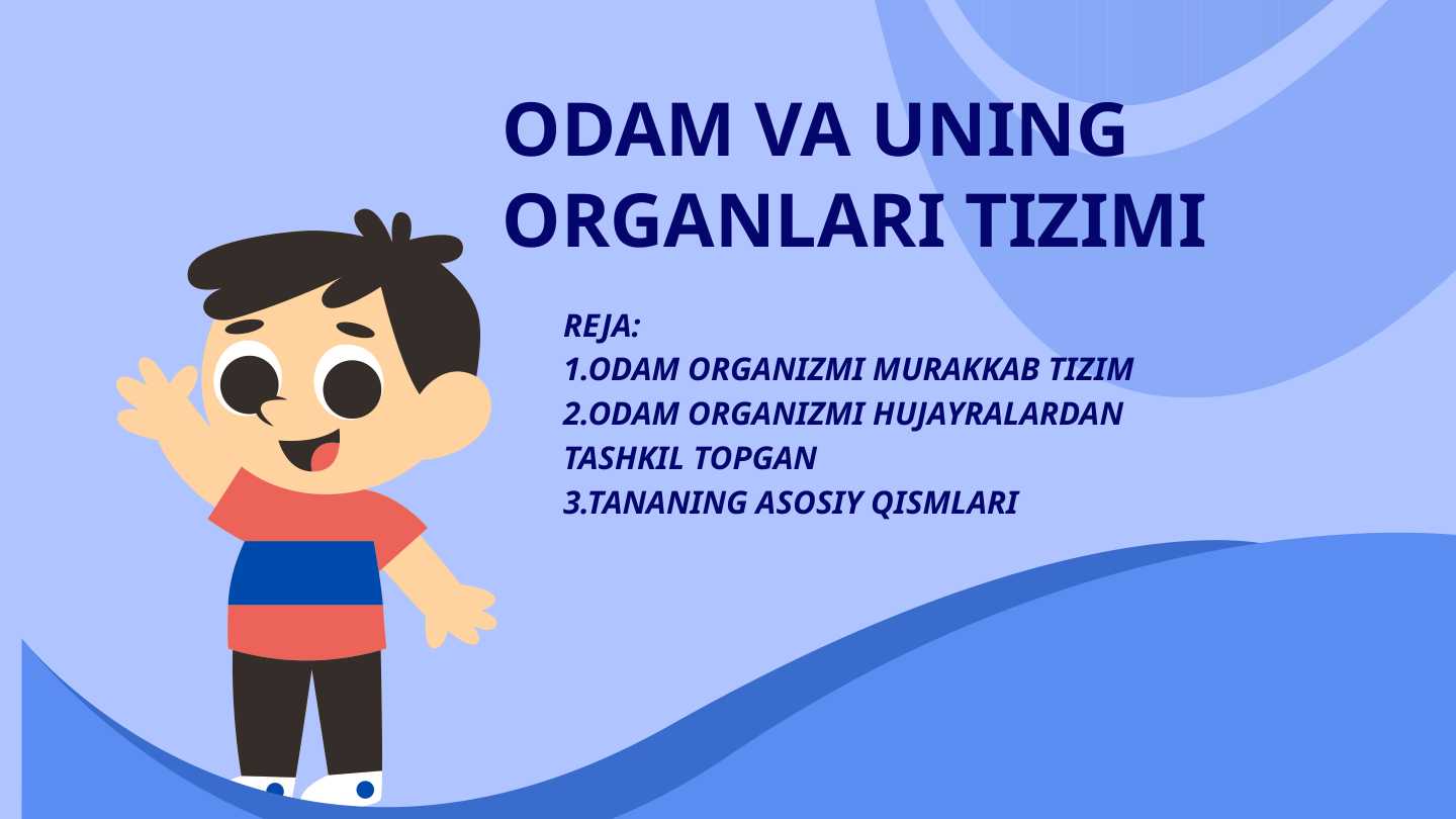 Odam va uning organizmilari tizimi