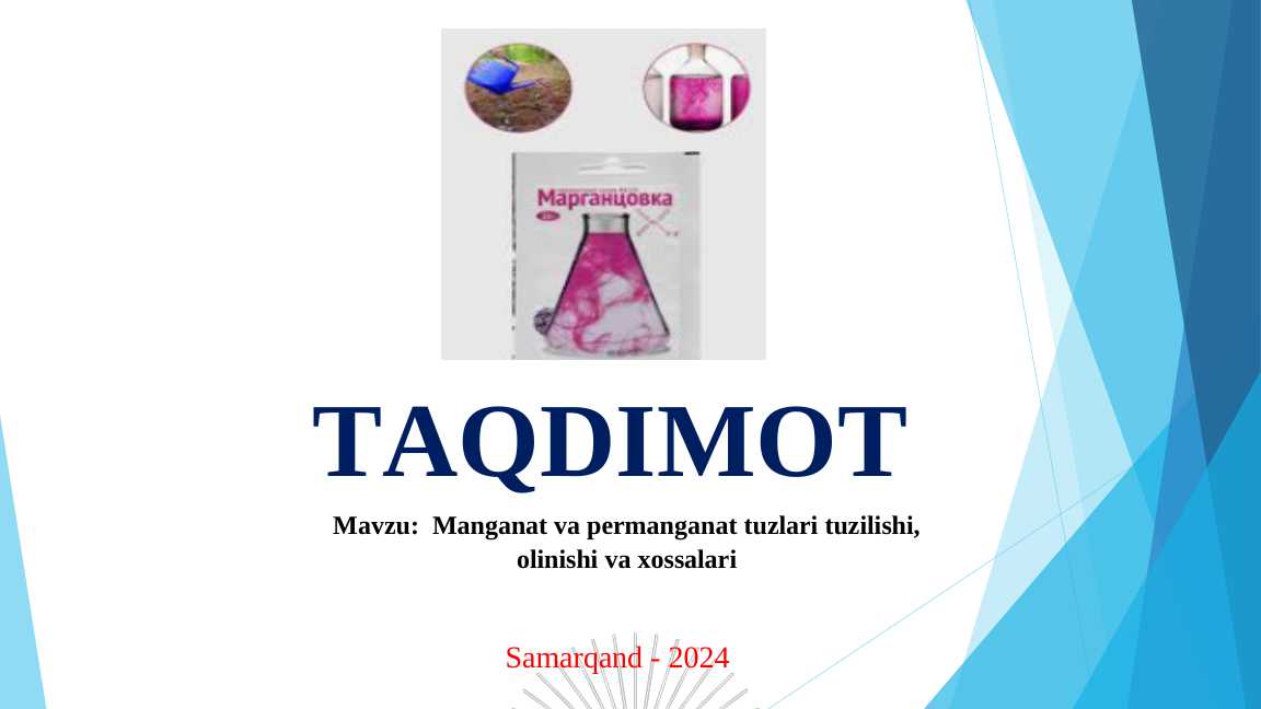 Manganat va permanganat tuzlari