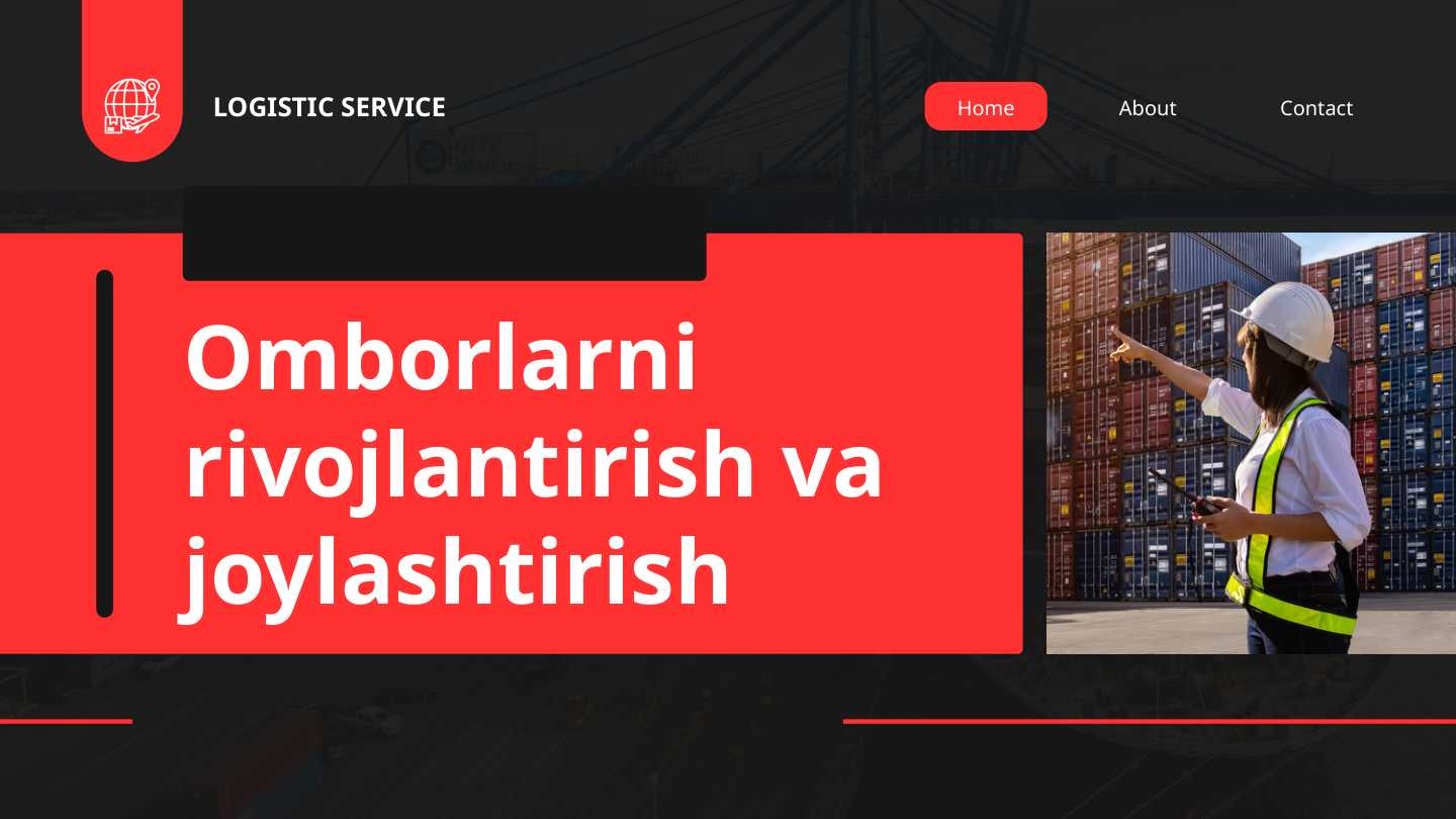 Omborlarni rivojlantirish va joylashtirish