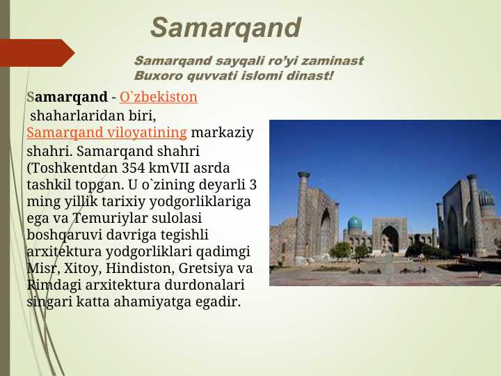 Samarqand