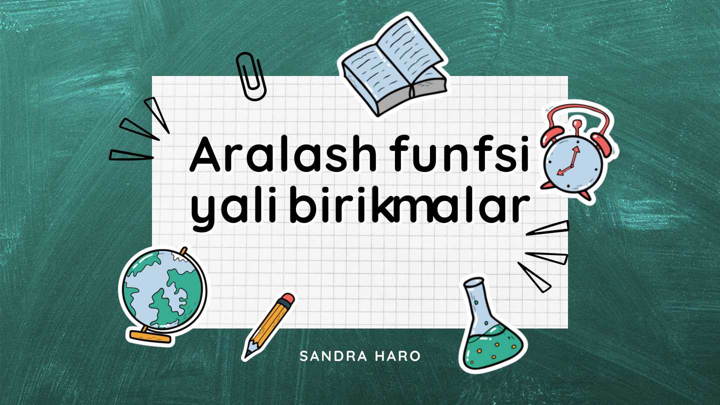 Aralash funksiyali birikmalar — Oksikislotalar | Taqdimot | 1-kurs | Mustaqil ish