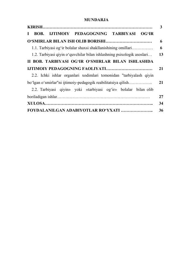 IJTIMOIY PEDAGOGNING TARBIYASI OG‘IR O‘SMIRLAR BILAN ISH OLIB BORISHI
