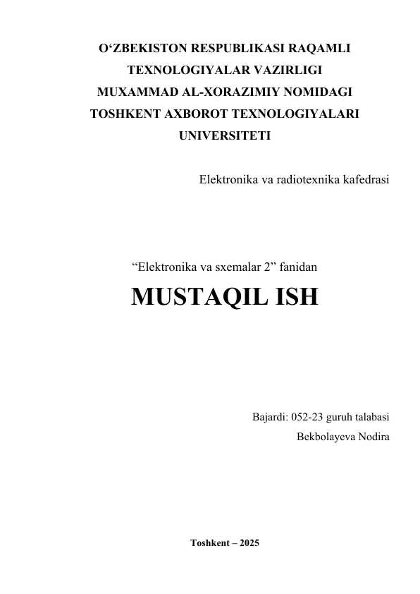 Yarimo‘tkazgichlarda kontakt hodisalari