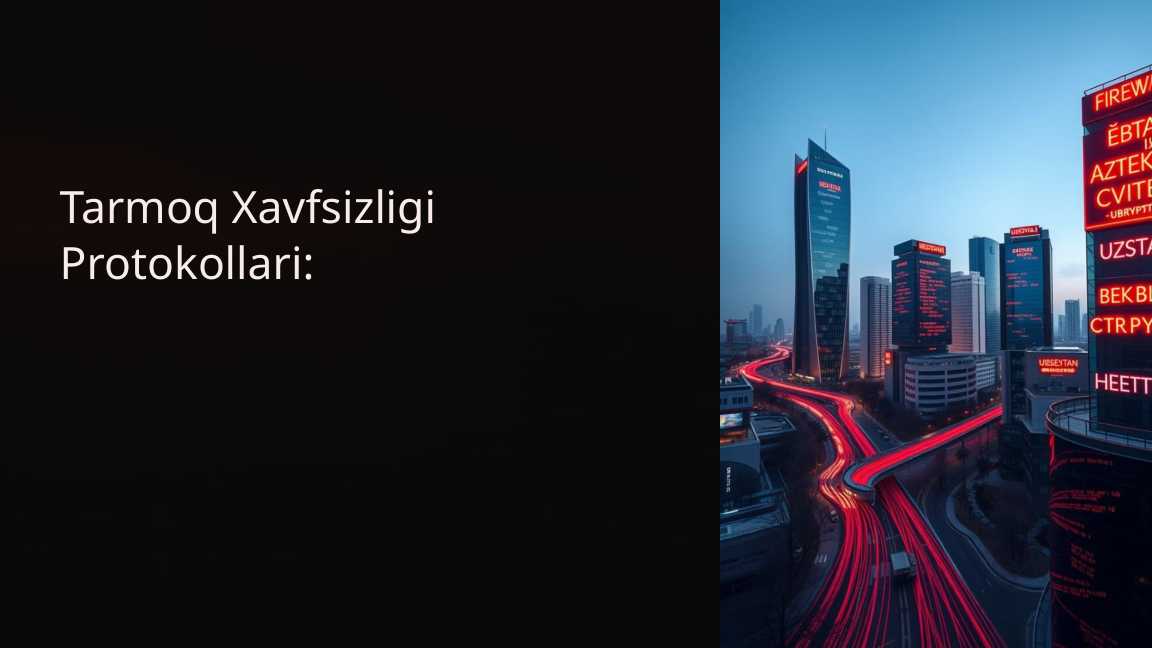 Tarmoq Xavfsizligi Protokollari