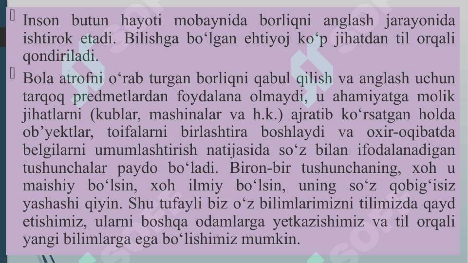 ma'ruza matni