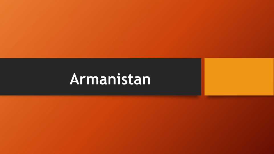 Armaniston iqtisodiyoti