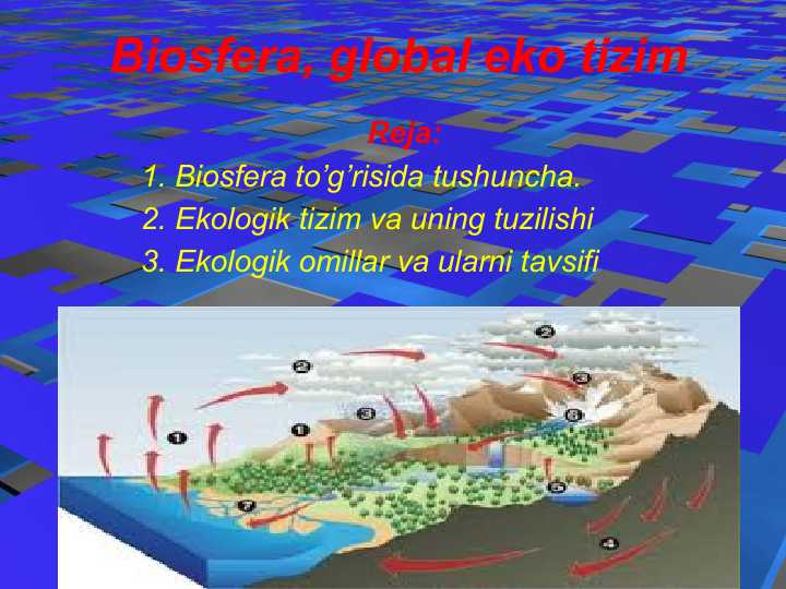 Biosfera, global eko tizim