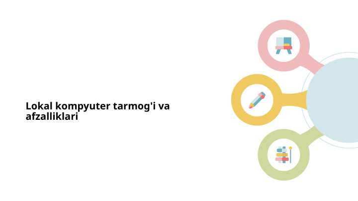 Lokal kompyuter tarmog'i va afzalliklari