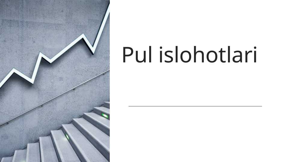 Pul islohotlari