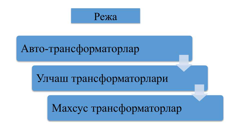 Авто-трансформаторлар