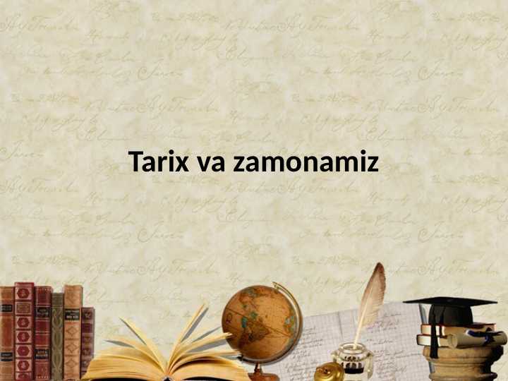 tarix fanidan slayd