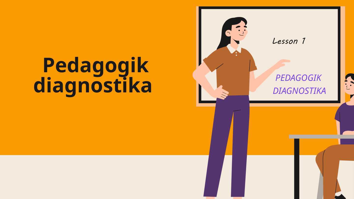 Pedagogik diagnostika