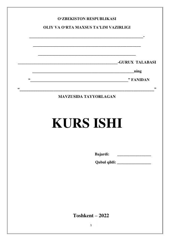 Kurs ishi Odil Yoqubov Diyonat romani tahlili