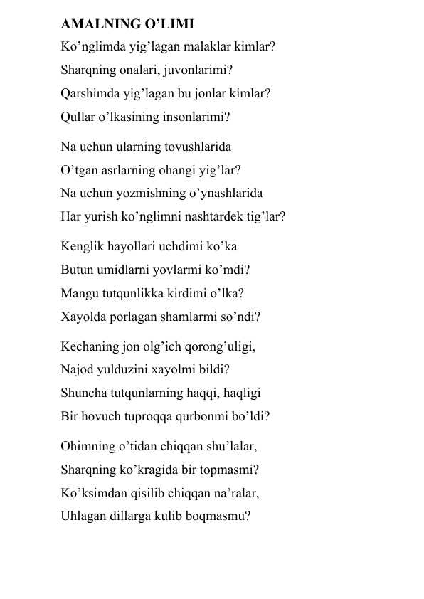 Yangi sherlar toplami