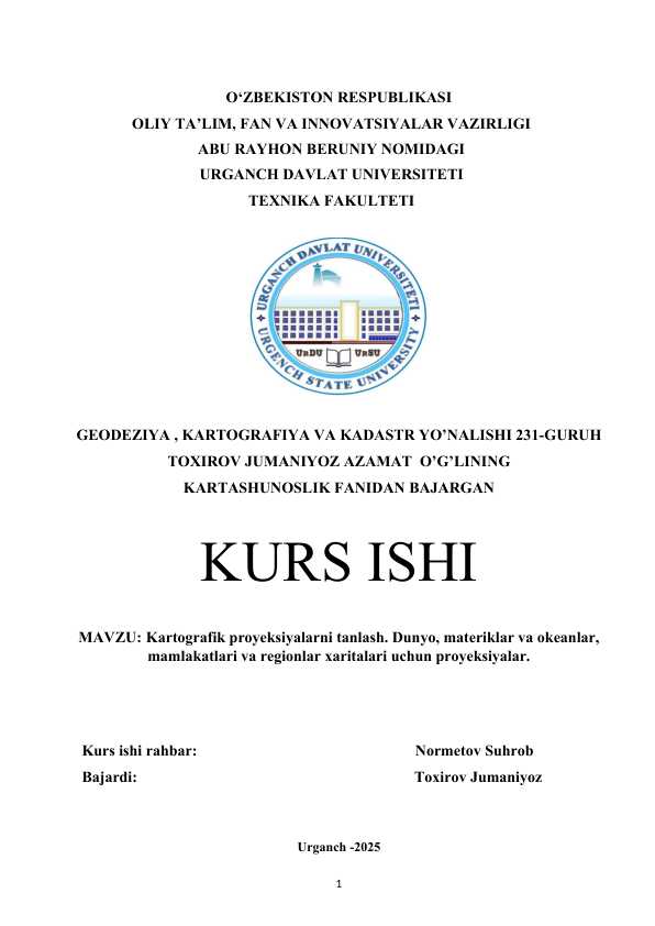 Kartografik proyeksiyalarni tanlash. Dunyo, materiklar va okeanlar, mamlakatlari va regionlar xaritalari uchun proyeksiyalar.