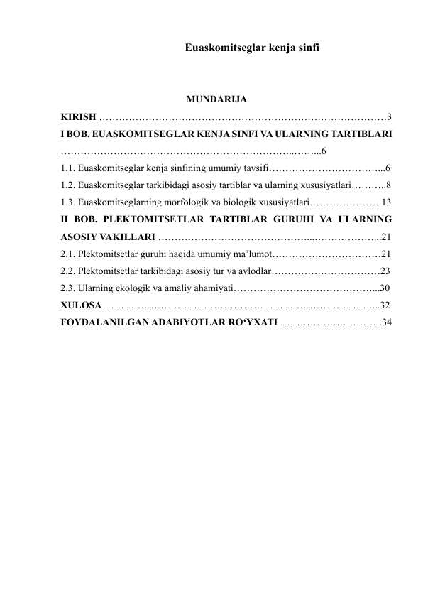 Euaskomitseglar kenja sinfi