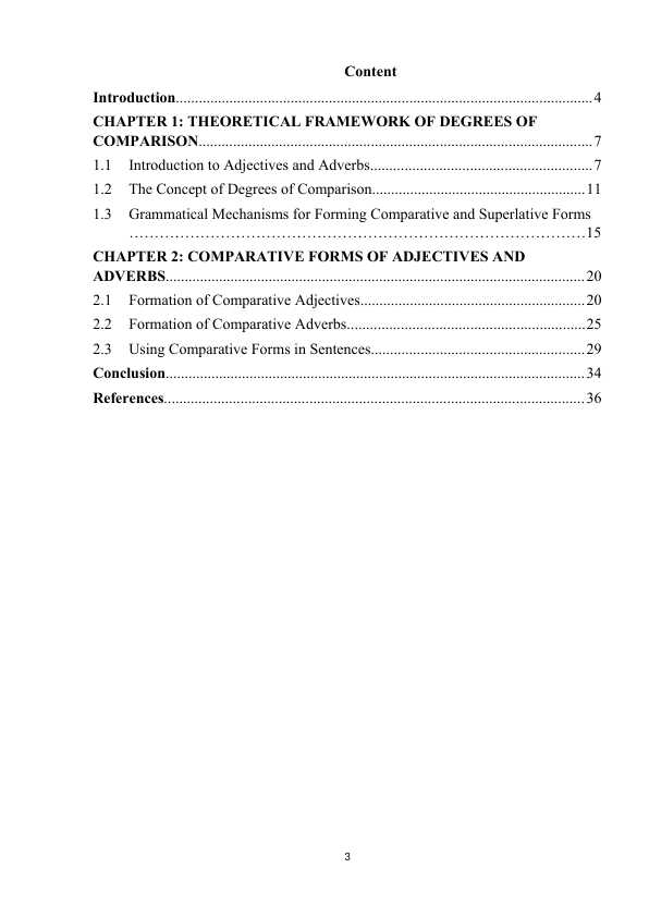 Comparative and Superlative Forms Understanding Degrees of Comparison in Adjectives and Adverbs