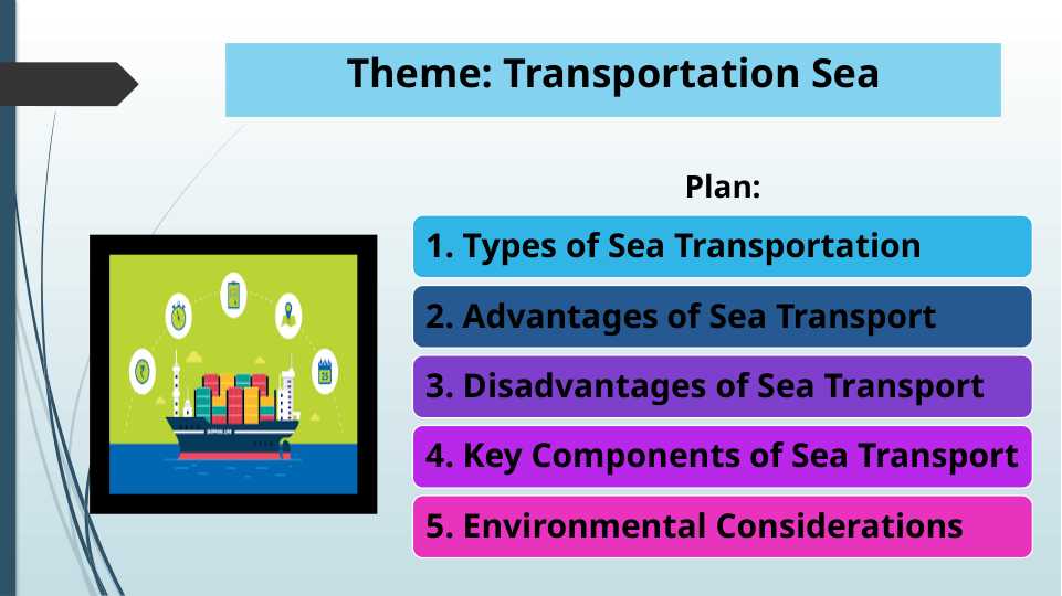 Transportation Sea