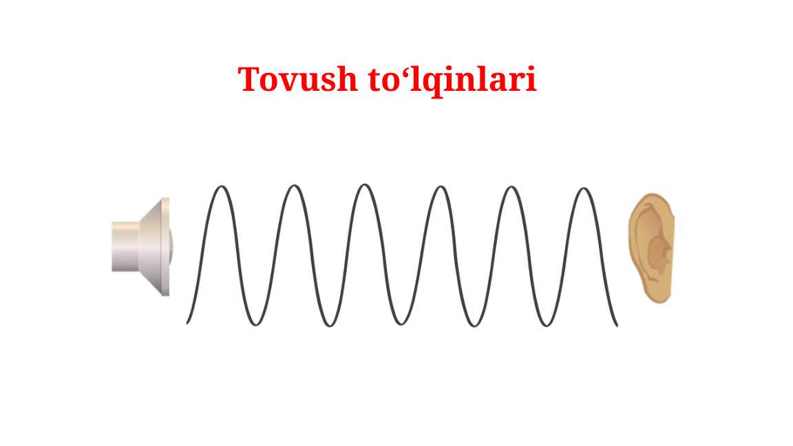 Tovush to‘lqinlari