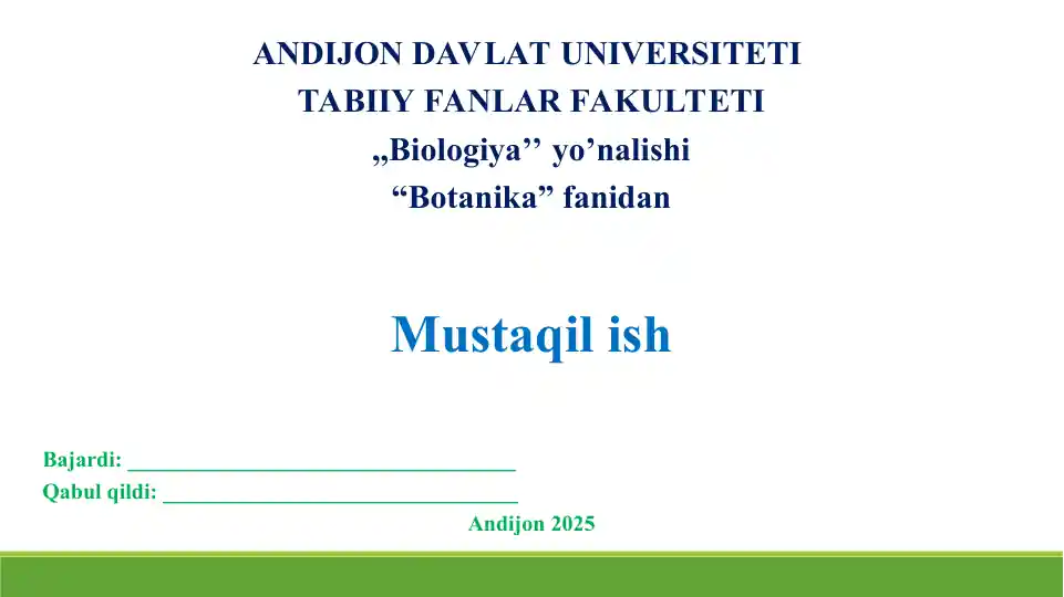 Ildiz, poya va barg metamorfozi. Taqdimot 23 bet.