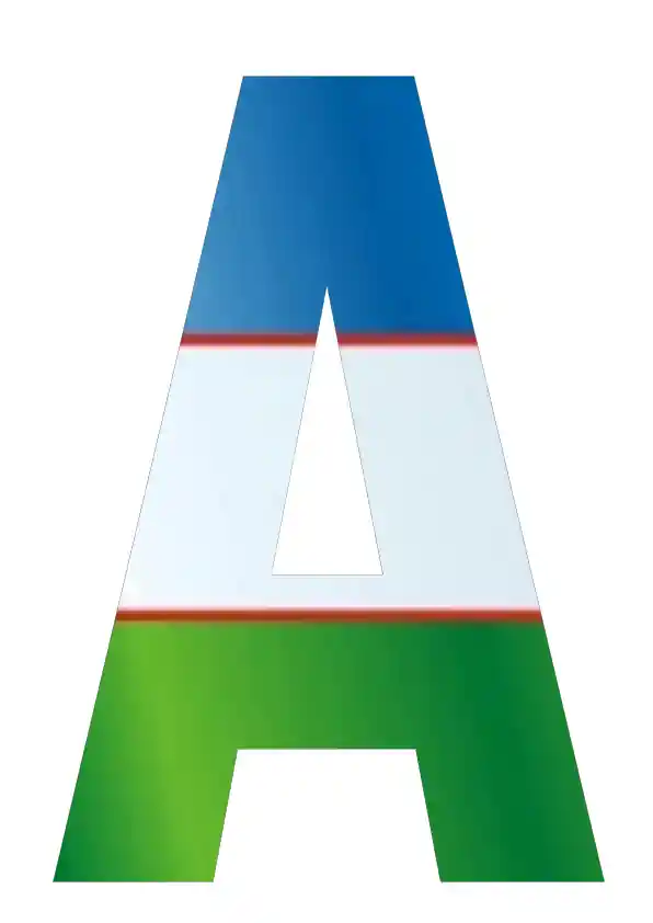 Harflar bayroq fonida