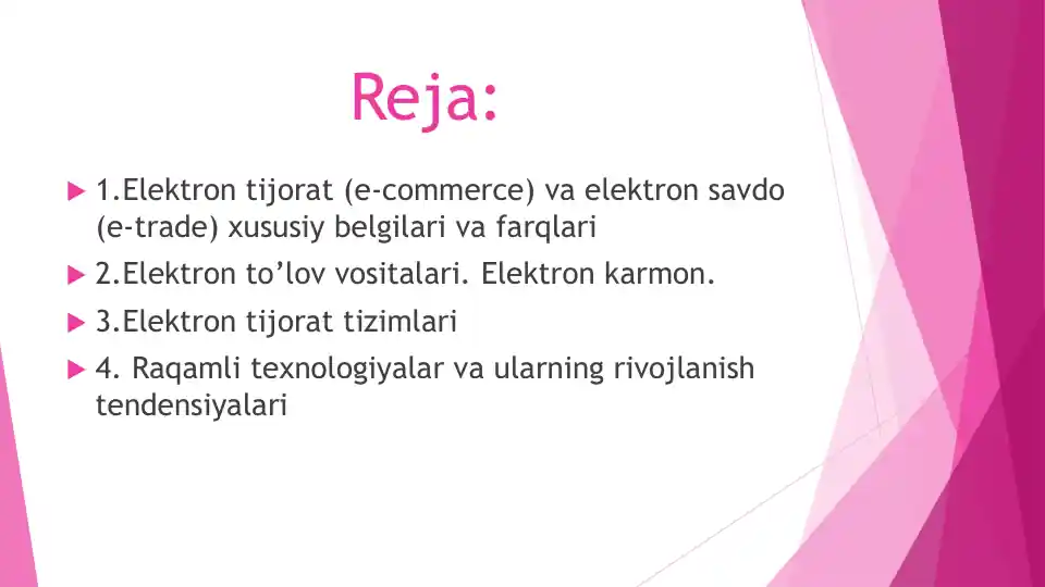 Elektron tijorat, elektron tijorat vositalari, elektron karmon
