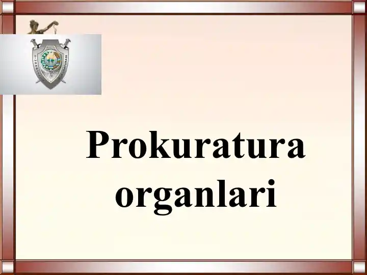Prokuratura organlari