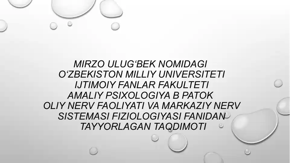 QISQA VA UZOQ MUDDATLI KO’RISH XOTIRASINI ANIQLASH.QISQA MUDDATLI XOTIRANI TAHLIL QILISH